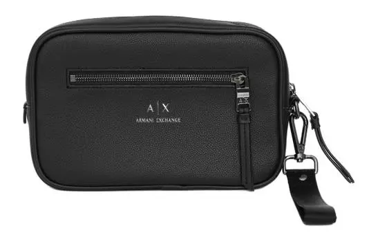 ARMANI EXCHANGE Мужской клатч AE из полиуретана, черный