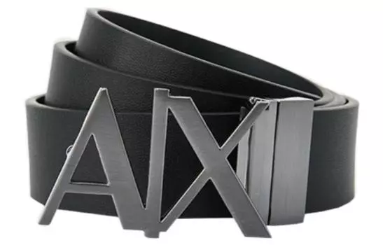 ARMANI EXCHANGE Мужской кожаный ремень, Black
