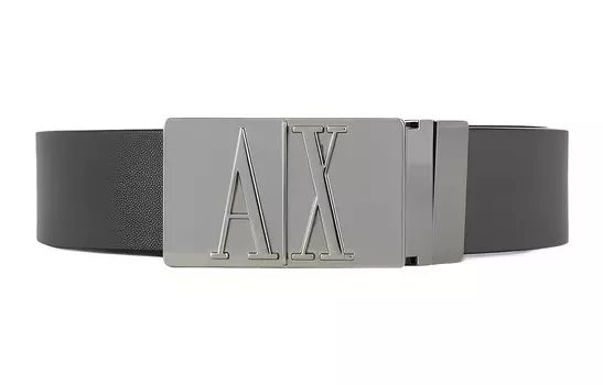 ARMANI EXCHANGE Мужской кожаный ремень, Black