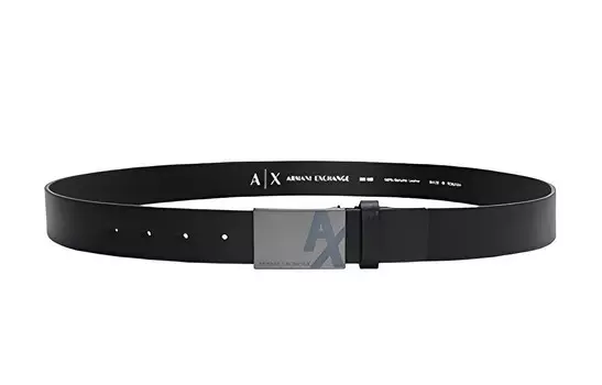 ARMANI EXCHANGE Мужской кожаный ремень, Black