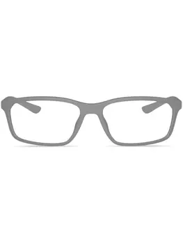 Armani Exchange очки в квадратной оправе, серый