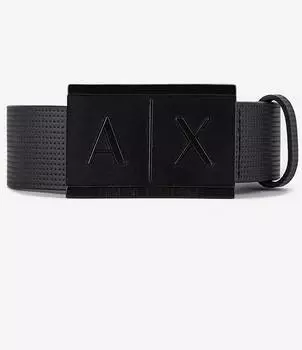 Armani Exchange Perfect Rectangular 1,4Ремень с пряжкой, черный