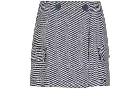 ARMANI EXCHANGE Повседневная короткая юбка женская серо-синие