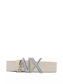 Armani Exchange ремень с пряжкой-логотипом, нейтральный