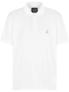 Armani Exchange рубашка поло, белый