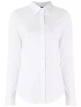 Armani Exchange рубашка узкого кроя, белый