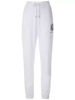 Armani Exchange спортивные брюки с логотипом, белый
