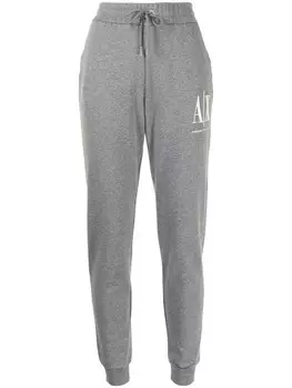 Armani Exchange спортивные брюки с логотипом, серый