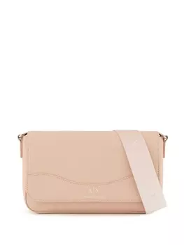 Armani Exchange сумка через плечо с логотипом, нейтральный цвет
