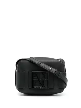 Armani Exchange сумка через плечо с логотипом, черный