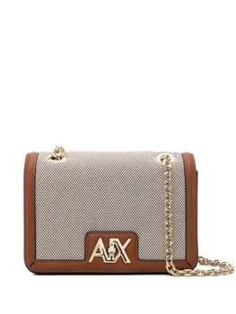 Armani Exchange сумка на плечо с логотипом, белый