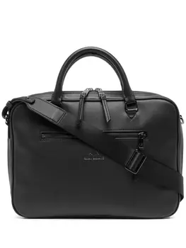 Armani Exchange сумка с логотипом, черный