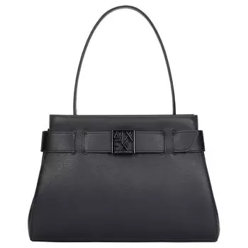 ARMANI EXCHANGE Сумка-шоппер AE PU с синтетической кожей, сумка для покупок, сумка через плечо, женская сумка, черный цвет