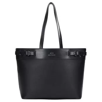 ARMANI EXCHANGE Сумка-шоппер AE PU, женская, черная