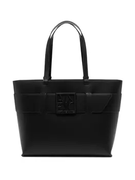 Armani Exchange сумка-тоут с логотипом, черный