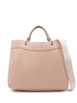 Armani Exchange сумка-тоут с логотипом, розовый