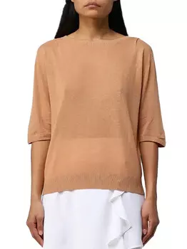 ARMANI Exchange Свитер из смесового льна, бежевый