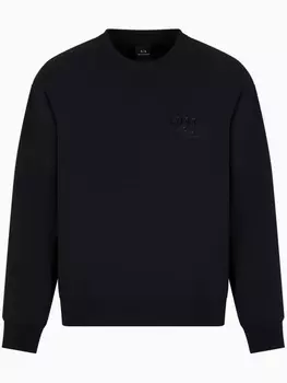 Armani Exchange толстовка с логотипом, черный