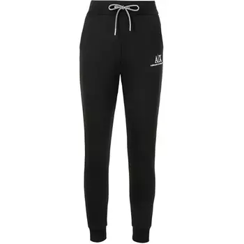 ARMANI EXCHANGE Трикотажные спортивные брюки женские черные