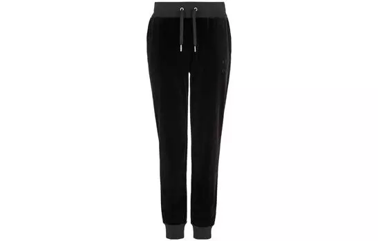 ARMANI EXCHANGE Трикотажные спортивные брюки женские черные