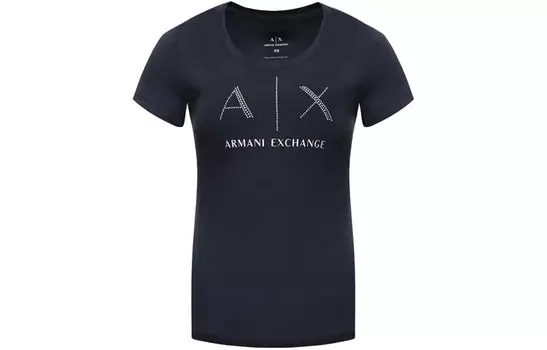 ARMANI EXCHANGE Женская футболка, Темно-синий