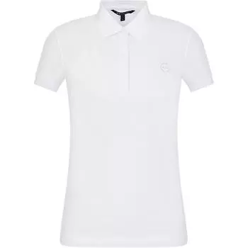 ARMANI EXCHANGE Женская рубашка-поло AE SS24, белая