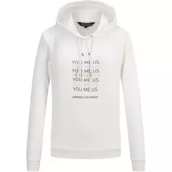 ARMANI EXCHANGE Женская толстовка AE бежевого цвета