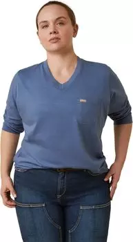 Арматура Хлопок Сильный Трудолюбивый Ariat, цвет Bijou Blue