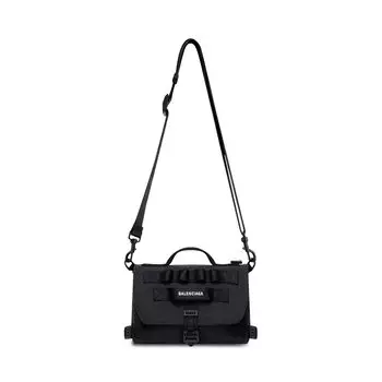 Армейская сумка-мессенджер BALENCIAGA, черный