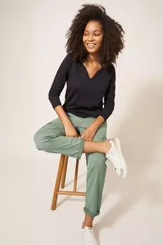 Армейские брюки Everleigh White Stuff, зеленый