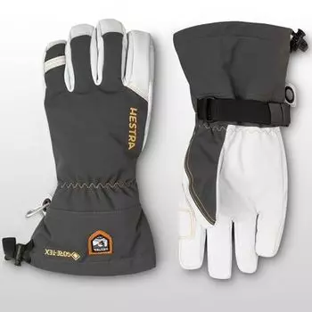 Армейские кожаные перчатки GORE-TEX мужские Hestra, серый