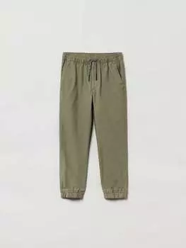 Армейские зеленые джоггеры с кулиской Gap, цвет army green