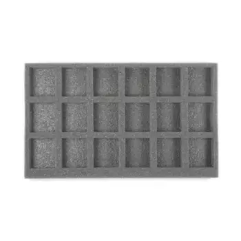 Армейский поднос диаметром 1 1/2 дюйма — 18 больших моделей, Battle Foam - Troop & Army Trays