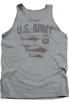 Армия США Воздушно-десантный мужская майка Gildan, цвет athletic heather