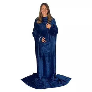 Arne Luend уютное одеяло с рукавами ESTEXO, темно-синий