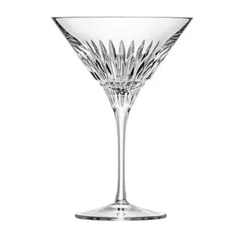 АРНСТАДТ КРИСТАЛЛ Коктейльный бокал для шампанского Бокал для мартини Empire (17,5 см) - хрустальный бокал выдутый вручную · ручная огранка · Ручная работа в Германии Arnstadt Kristall