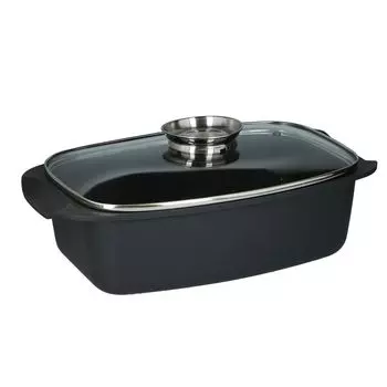 Арома-жаровня 5,5 л со стеклянной крышкой neutischkultur neuetischkultur, черный