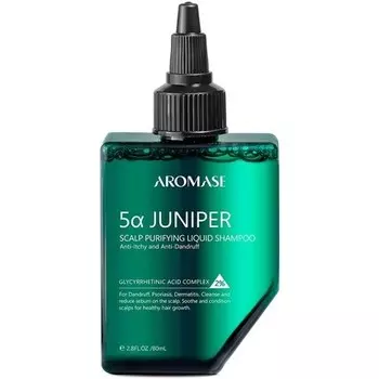 Aromase 5 Alpha Juniper Очищающий жидкий шампунь для кожи головы 80 мл