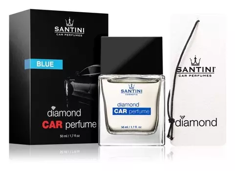 Аромат для автомобиля SANTINI Cosmetic Diamond Blue, 50 мл
