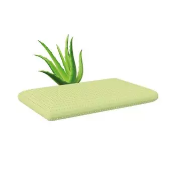 Ароматическая подушка MAPE, зеленая, алоэ вера 16 см + бесплатный чехол из 100% хлопка