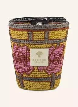 Ароматическая свеча драози магда Baobab COLLECTION, цвет DUNKELGELB/ROSA/GRAU