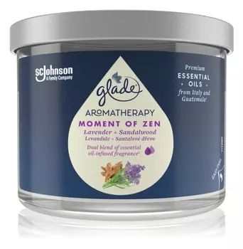 Ароматическая свеча GLADE Aromatherapy Moment of Zen
