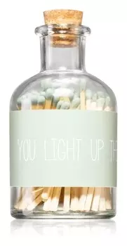 Ароматическая свеча My Flame Matches Light Up The World