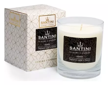 Ароматическая свеча SANTINI Cosmetic Denim