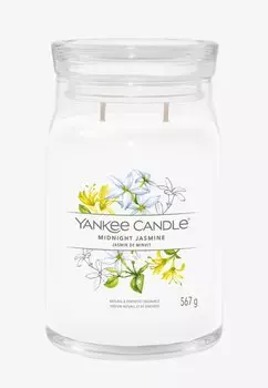 Ароматическая свеча Signature Large Jar Midnight Jasmine Yankee Candle, белый