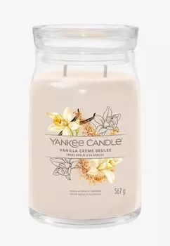 Ароматическая свеча Signature Large Jar Vanilla Crme Brlee Yankee Candle, коричневый