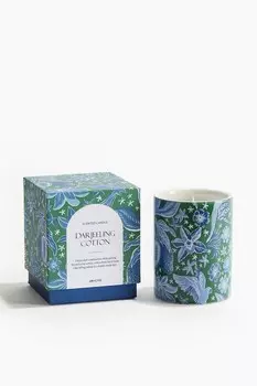 Ароматическая свеча в керамическом сосуде H&M, синий