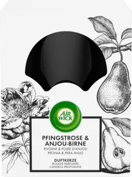 Ароматическая свеча в стеклянном пионе Груша Анжуйская 220г 1шт AirWick