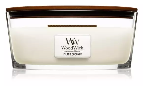 Ароматическая свеча Woodwick Island Coconut