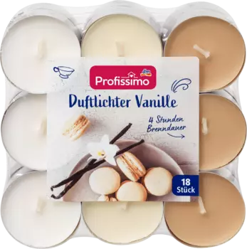 Ароматические светильники "Ваниль" 18 шт. Profissimo